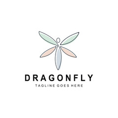 Dragonfly illustration icon