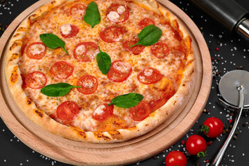 photo of pizza on the table
