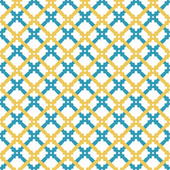 Seamless ornament in arabian style. Geometric abstract background. Colored pattern for wallpapers and backgrounds