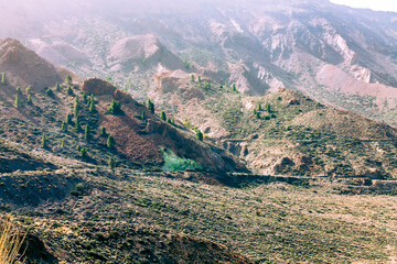 landscape in the mountains