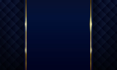 ラグジュアリーな雰囲気のゴールド線と帯 © YY apartment