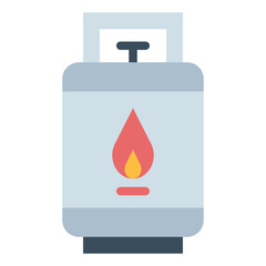 gas flat icon style