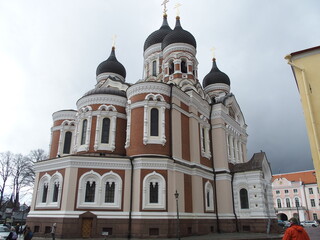 The Russian Orthodox Alexander Nevsky Cathedral of Tallinn, Estonia