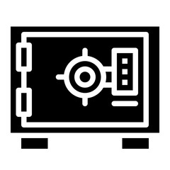safe box glyph icon style