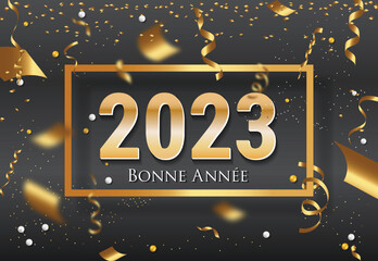 Carte de Voeux 2023 - Bonne Année.