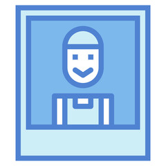 photo two tone icon style