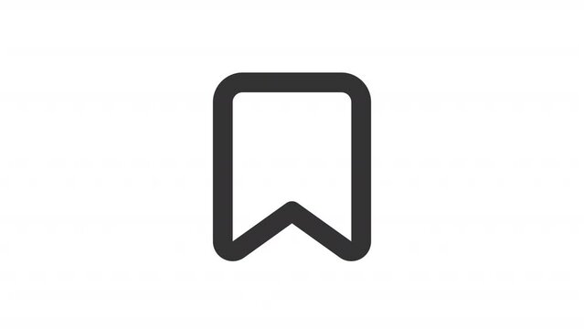Animated interface line ui icons. Phone navigation. Settings. Seamless loop HD video with alpha channel on transparent background. Outline isolated user interface elements motion graphic animation