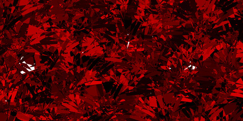 Dark Red vector pattern with polygonal shapes.