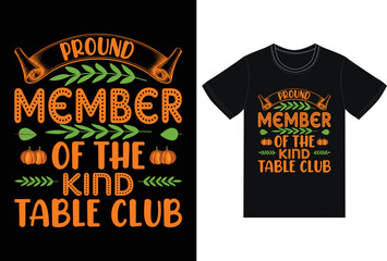 Happy Thanksgiving Day t shirt design template