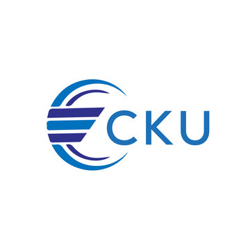 CKU letter logo. CKU blue image on white background. CKU vector logo design for entrepreneur and business. CKU best icon.