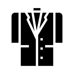doctor coat glyph icon style