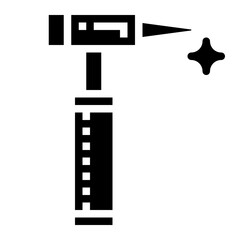 otoscope glyph icon style