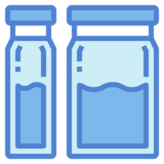 vials two tone icon style