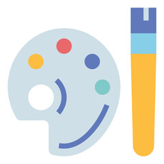 palette flat icon style