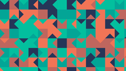 green,blue and grey geometric pattern, seamless wallpaper for fabric, tile, tablecloth