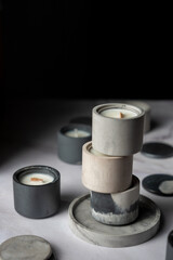 soy wax candles, handmade, modern actual hobby, 