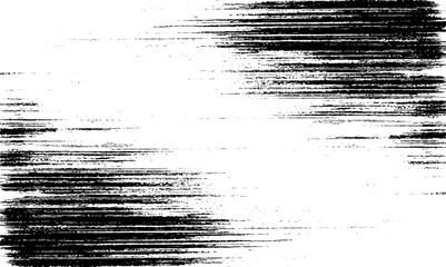 Monochrome texture composed of irregular graphic elements. Distressed uneven grunge background. Abstract vector illustration. Overlay for interesting effect and depth. Isolated on white background.
