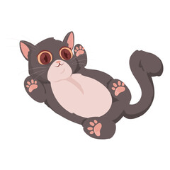 cute black cat