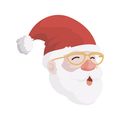 santa face design