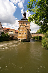 Altes Rathaus in der UNESCO-Weltkulturerbestadt Bamberg, Oberfranken, Franken, Bayern, Deutschland