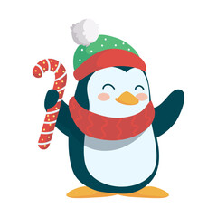 christmas penguin design