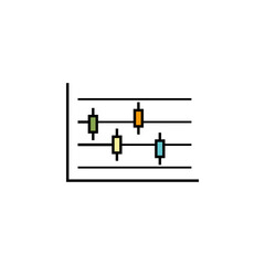 Business financial chart outline icon. Element of finance illustration icon. signs, symbols can be used for web, logo, mobile app, UI, UX