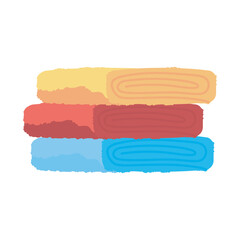 colored towels design