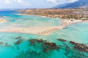 Elafonissi Beach, Kreta, Griekenland