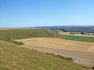 Hills of the Pewsey Vale in Wiltshire