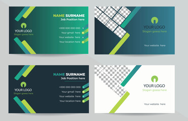  Business card Template and ready for print 