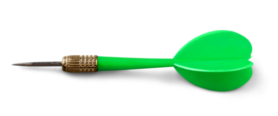 Dart isolated on white