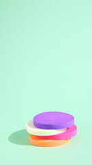 Faciel cosmetics sponges, makeup applicator