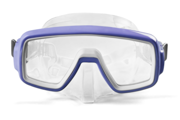 Snorkel mask isolated on white background