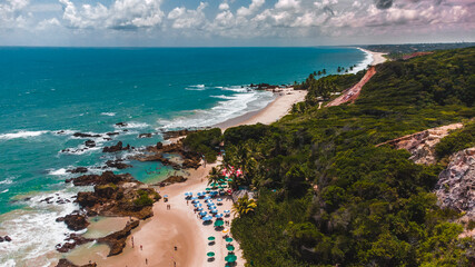Praia Paisagem Paradisíaca Tropical Verão Tambaba Nordeste Paraíba Naturista Naturismo Nudismo...