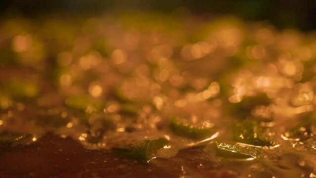 closeup of Louisiana gumbo being cooked