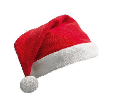 christmas santa claus hat on transparent background png