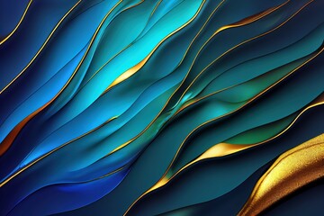 3 d render. Abstract background with painting in colorful vivid colors. Swirls and spreading.