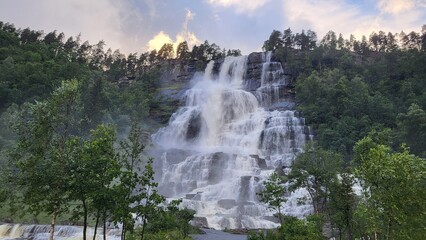Norwegen Wasserfall 
