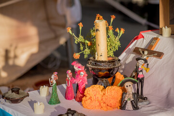 dia de muertos en el pueblo mágico de tlaquepaque jalisco méxico