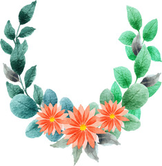 wreath of flowers