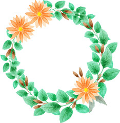 wreath of flowers