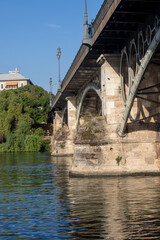 side view of the triana bridge, seville
