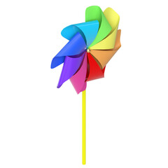 3d rendering illustration of a pinwheel