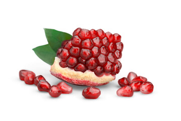 Piece of Pomegranate with Seeds