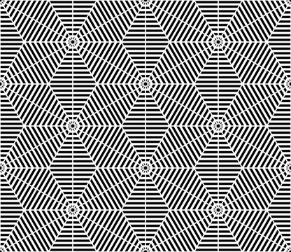 Abstract Seamless Geometric Pattern. Striped Lines Texture.
