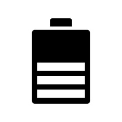 Battery icon template design PNG file
