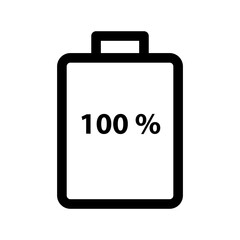Battery icon template design PNG file