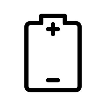 Battery icon template design PNG file
