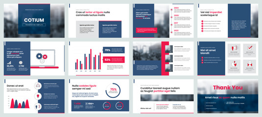 Elements of infographics for presentations templates. Annual report, leaflet, book cover design. Brochure layout, flyer template design. Corporate report, advertising template in vector Illustration. 