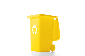 Bin icon. Container for disposal garbage waste and save environm